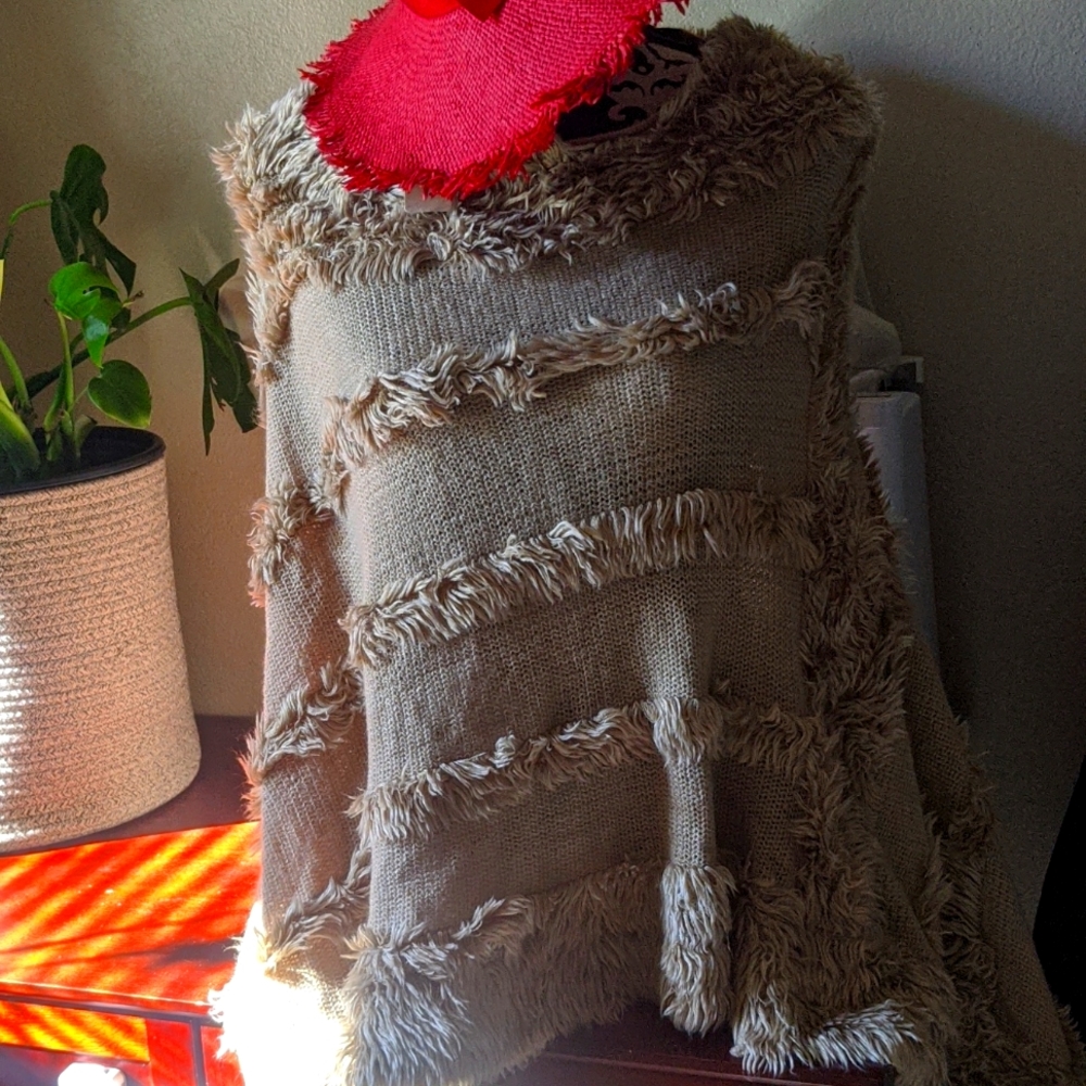 Soft knit shawl